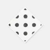 Wassercolor Polka Dot Napkins Serviette (Ecke)