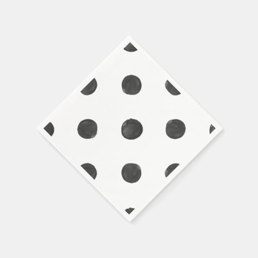 Wassercolor Polka Dot Napkins Serviette (Ecke)