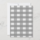 Wassercolor Pumpkin Erntedank Dinner | Grau Einladung (Rückseite)