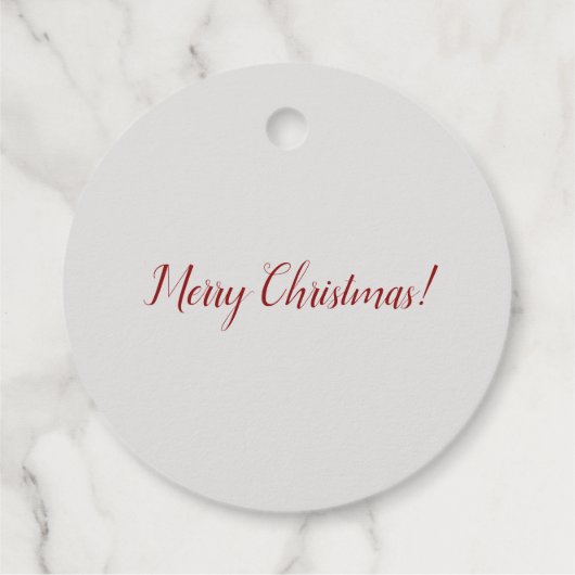 Wassercolor Snowman Geschenkanhänger (Rückseite)