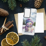 Wassercolor Snowman Samsung Galaxy Hülle<br><div class="desc">Snowman Samsung SGH-E21 Ultra Case</div>