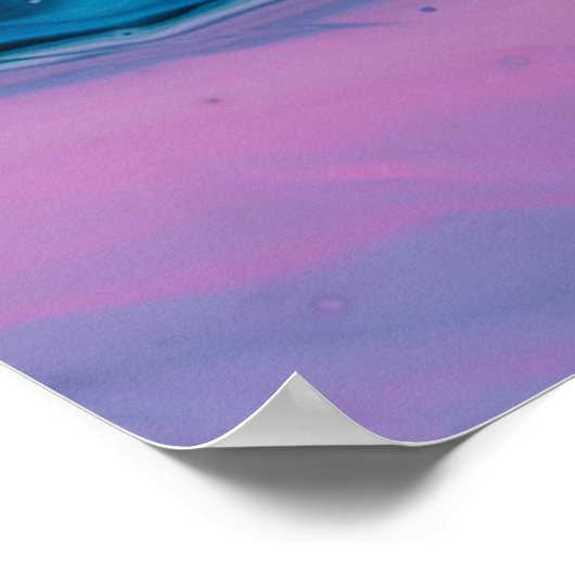 Wasserdarstellung Poster (Ecke)