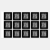 Wasserdicht | Erstellen Sie sofort einen QR-Code Etiketten (Blatt)