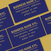 Wasserdicht Mehrzweckschiff Blue & Gold Etiketten