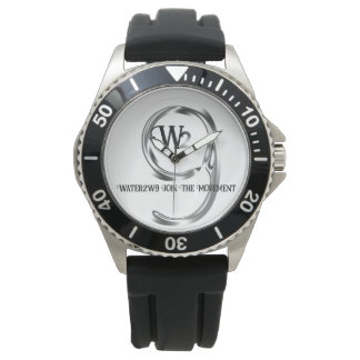 Wasserdichte 30 ft Offizielle Wasser2w9-Logo-Uhr Armbanduhr