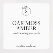 Wasserdichte, benutzerdefinierte Kerzenmarken - me Etiketten (Design 1)