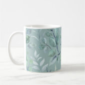 Wasserdichte Blume: Chic Floral Tasse Ästhetisch (Links)