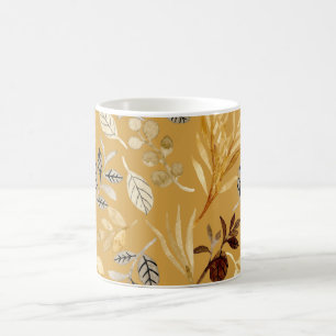 Wasserdichte Blume: Eine Tasse, die mit Blume läch Kaffeetasse