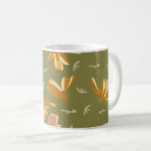 Wasserdichte Blume: Farbenfrohe Blumenfreude Kaffeetasse (VorderseiteRechts)