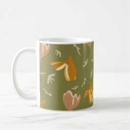 Wasserdichte Blume: Farbenfrohe Blumenfreude Kaffeetasse