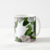 Wasserdichte Blume: Zeitlose Tasse Elegante (VorderseiteRechts)