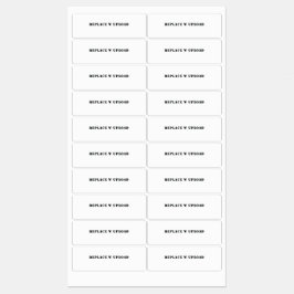 Wasserdichte Kennzeichnung für Unternehmen, Künstl Etiketten