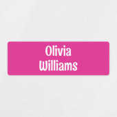 Wasserdichte Kindermädchen im Kinderlager Name Etiketten (Design 1)