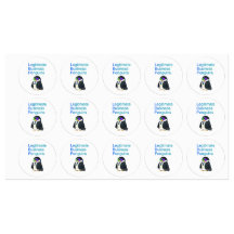 wasserdichte Legitimate Business Penguins Aufklebe