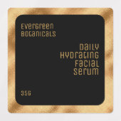 Wasserdichte Produktkennzeichnung - Schwarz und Go Etiketten (Design 2)