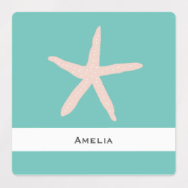 Wasserdichte Sternenetiketten für Schullager Etiketten