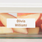 Wasserdichte Tagespflege zurück zum Namen des Mädc Etiketten (Befestigt)