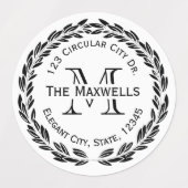 Wasserdichtes Adressen-Etiketten Etiketten (Design 1)