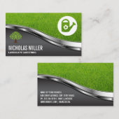 Wasserdose | Gras Visitenkarte (Vorne/Hinten)