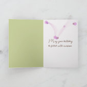 Wasserdose mit Tulips Geburtstag Karte (Innenseite)