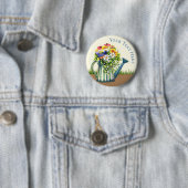 Wasserdose mit Wildblumen Button (Beispiel)