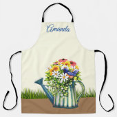 Wasserdose mit Wildblumen Schürze (Vorderseite)