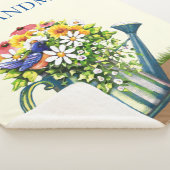 Wasserdose mit Wildblumen Sherpadecke (3/4)