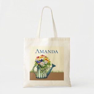 Wasserdose mit Wildblumen Tragetasche