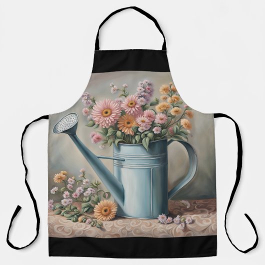 Wasserdose, Vintage Kunst Schürze (Vorderseite)