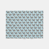 Wasserdrache Fleecedecke (Vorderseite (Horizontal))