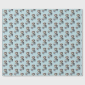 Wasserdrache Geschenkpapier (Flach)