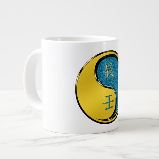 Wasserdrache Jumbo-Tasse (Vorderseite Links)