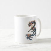 Wasserdrache Kaffeetasse (VorderseiteRechts)