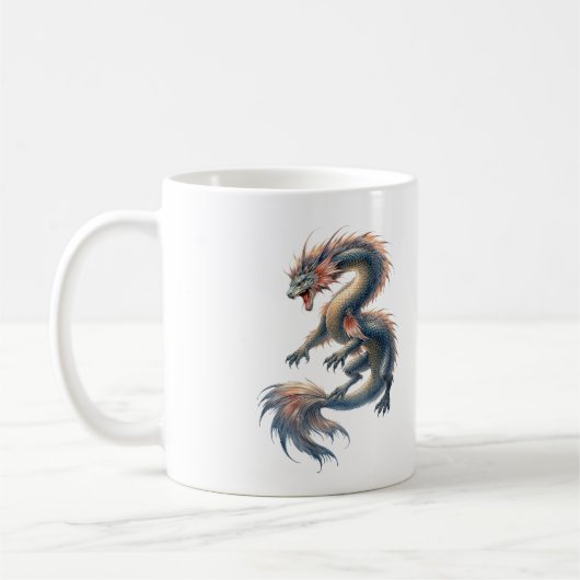 Wasserdrache Kaffeetasse (Links)