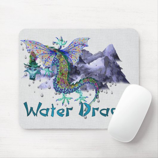 Wasserdrache Mousepad (Mit Mouse)