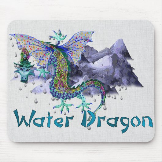 Wasserdrache Mousepad (Vorne)