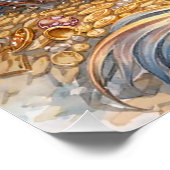 Wasserdrache Poster (Ecke)