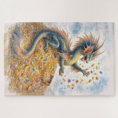 Wasserdrache Puzzle (Horizontal)
