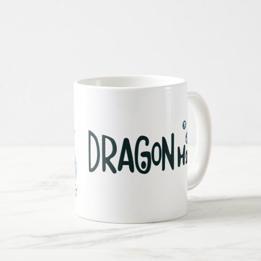 Wasserdrache-Tasse Kaffeetasse (VorderseiteRechts)