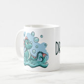 Wasserdrache-Tasse Kaffeetasse (Vorderseite Links)