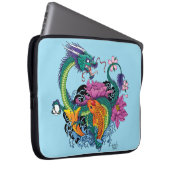 Wasserdrache und Koi Laptopschutzhülle (Vorne Rechts)