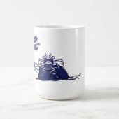 Wasserdrache und Monsterkrabbe Kaffeetasse (Mittel)