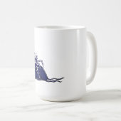 Wasserdrache und Monsterkrabbe Kaffeetasse (VorderseiteRechts)