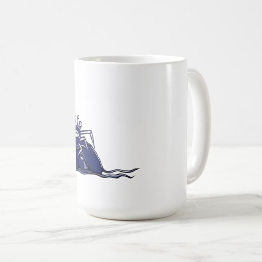 Wasserdrache und Monsterkrabbe Kaffeetasse (VorderseiteRechts)