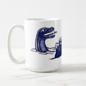 Wasserdrache und Monsterkrabbe Kaffeetasse (Links)
