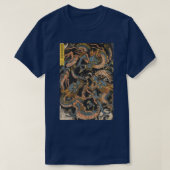 Wasserdrachen Traditionelle japanische Kunst Ukiyo T-Shirt (Design vorne)