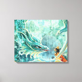 Wasserdrachenkunst Leinwanddruck (Vorderseite)