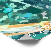 Wasserdrachenkunst Poster (Ecke)