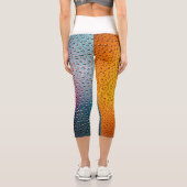 WASSERDROPS - Hohe Waisted Capris (Rückseite)