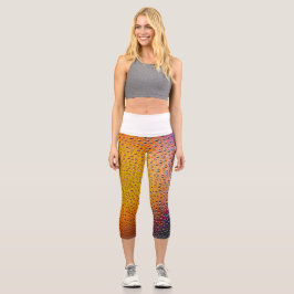 WASSERDROPS - Hohe Waisted Capris